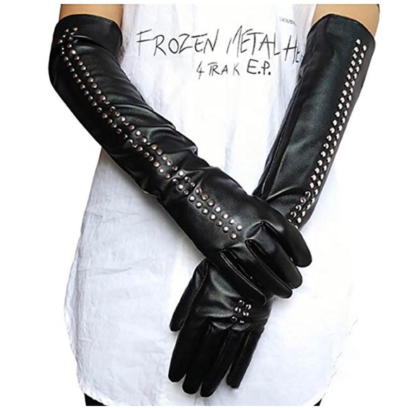 💥LAST💥Leather Touch Screen Rivet Gloves - Picture 2 of 3